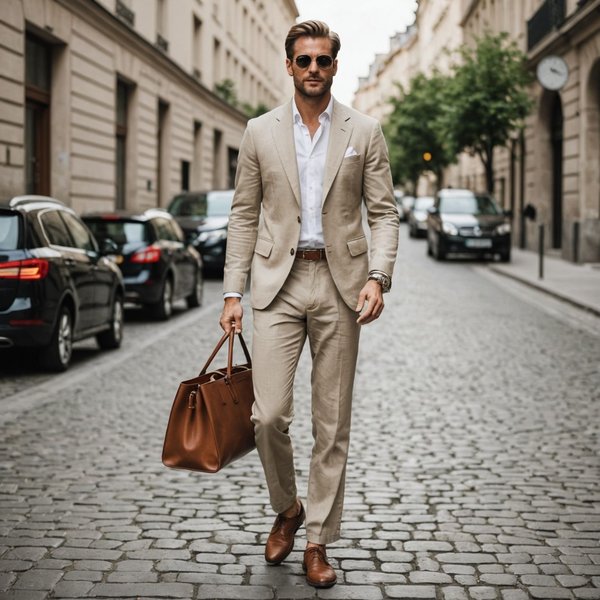 Comment styliser des pantalons en lin pour un look estival sophistiqué?