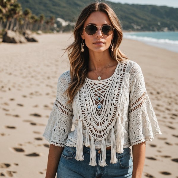Comment intégrer des bijoux en macramé dans une tenue de plage?